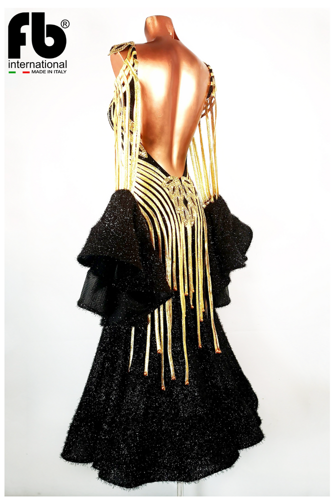 
                  
                    Women's International Standard, Ballroom Dress Made to Order Brand New Color Black
                  
                