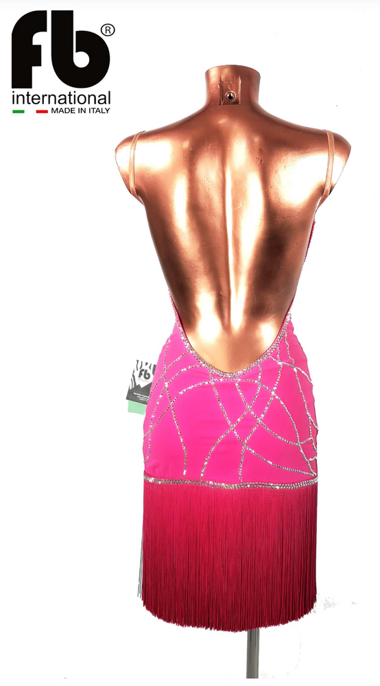 
                  
                    Women's International Latin,  American Rhythm Dress Brand New Made to Order Color Fuchsia
                  
                