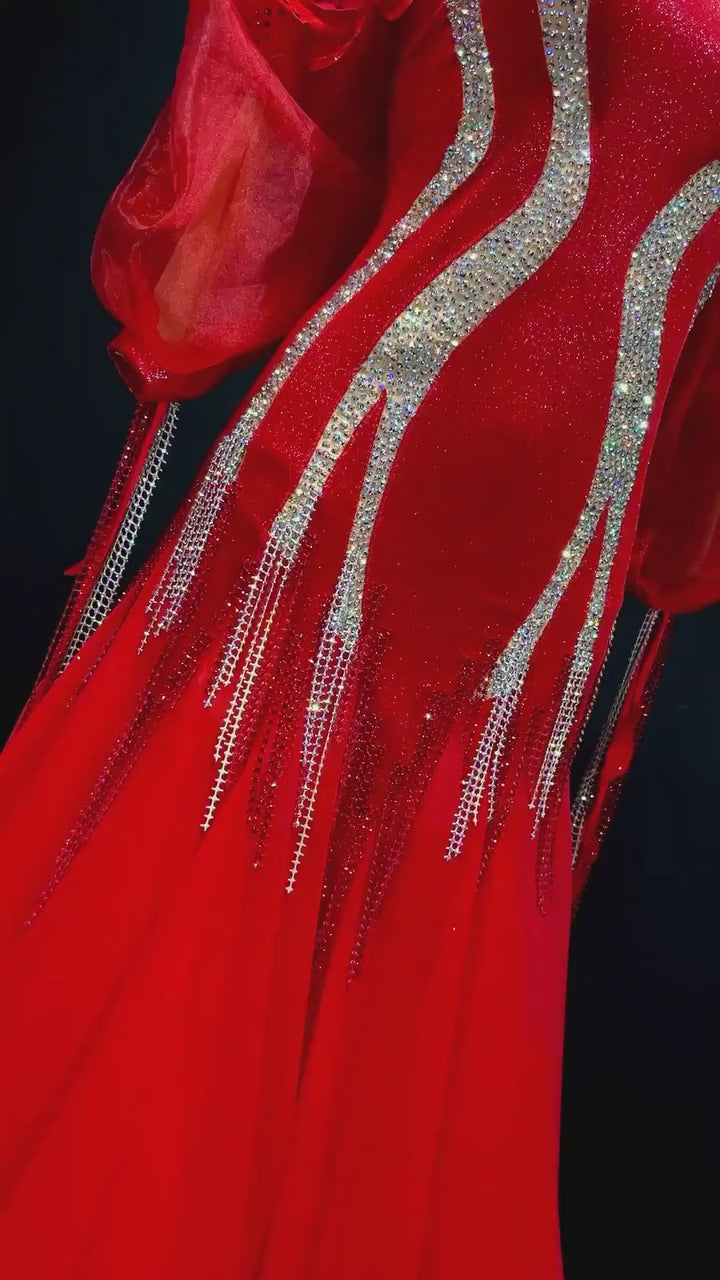 Custom-Made Women's Ballroom & American Smooth Dance Dress