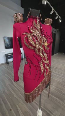  Dress C American Rhythm, International Latin Dress for Women all Sizes