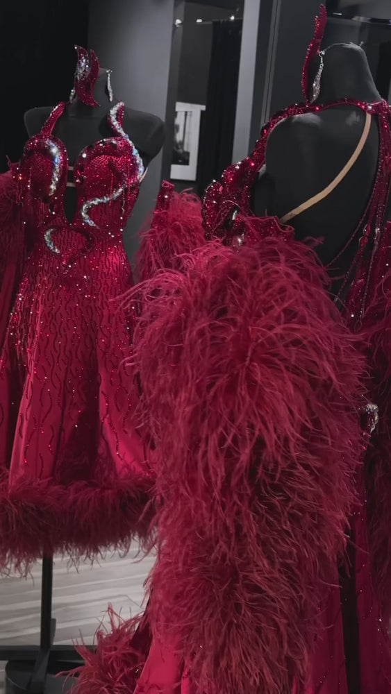 Custom-Made Women's Ballroom & Smooth Dance Dress