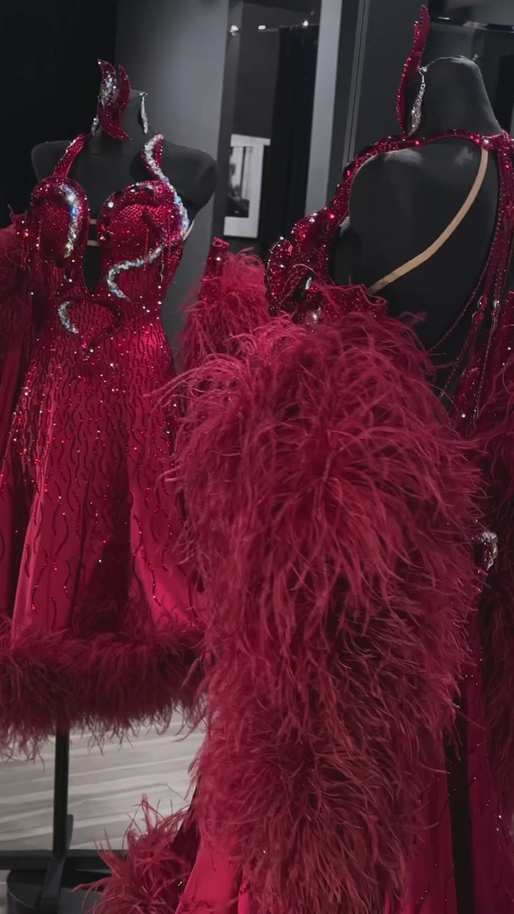 Custom-Made Women's Ballroom & Smooth Dance Dress