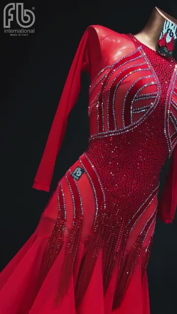Custom-Made Women’s Dress for American Rhythm & International Latin